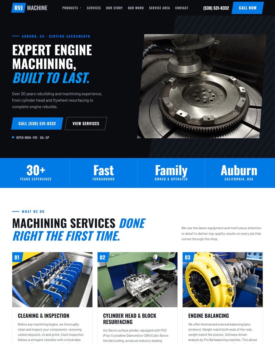 RVJ Machine website